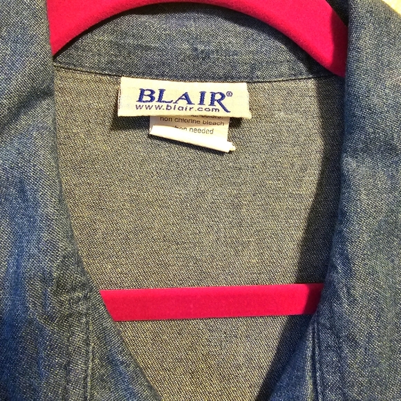 Embroidered Chambray Shirt - Picture 2 of 8